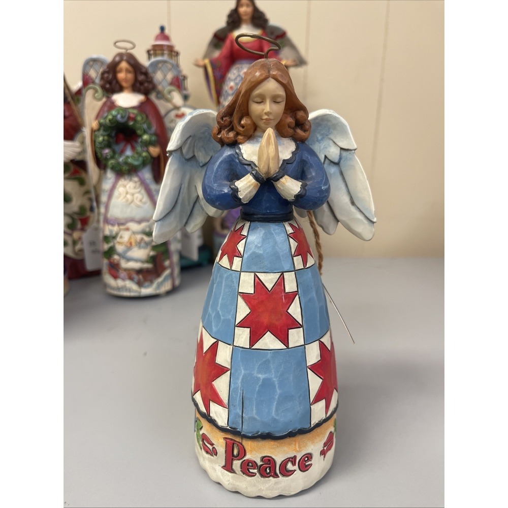 Jim Shore Quiet Peace 2008 4010530 8" Figurine Statue Colorful Vibrant New